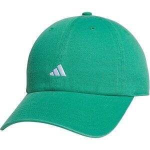 Adidas Women's Semi Green White Baseball Adjustable Cotton Athletic Relaxed Hat